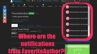 The Publish0x Notification System is Broken -- Here is a Workaround