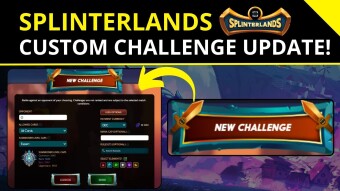 Splinterlands 🐉| Custom Challenges - Update & Utilities