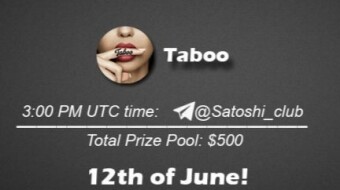 Taboo x Satoshi Club AMA Recap from 12th of June