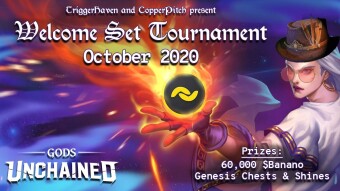 Gods Unchained Welcome Set Tournament Announcement (60k BANANO prize pool!)