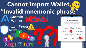 Cannot Import Wallet Invalid mnemonic phrase Error | Trust Wallet | Crypto Ustaad