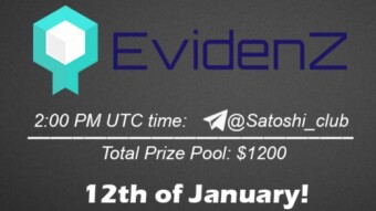 Join the AMA of Satoshi Club x EvidenZ. Rewards: 1200 USDT, January 12th.