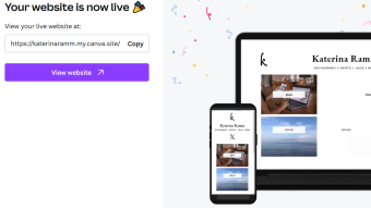Create YOUR own FREE Website with CANVA