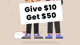 Canadians, get $110 when you deposit $100 with Netcoins, and get $50 when you refer a new Canadian.