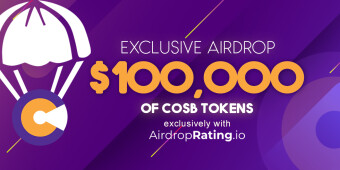 CosBall Exclusive Airdrop - Receive free COSB tokens (~$4.5 + Referral)