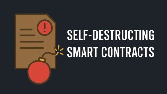 Self-destructing smart contracts