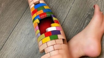 Incredible body art of the master of illusions Mimi Choi