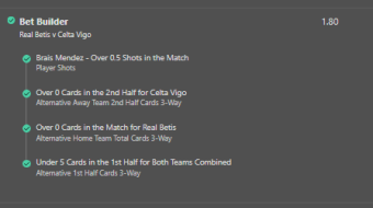 Betting Results 02/01/2022