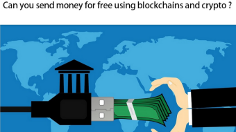How to send money for free with crypto ?