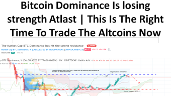 Bitcoin Dominance Is losing strength Over The Altcoins Atlast | This Is The Right Time To Trade The Altcoins Now