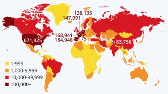 Latest Corona Virus-Covid 19 Infections Data