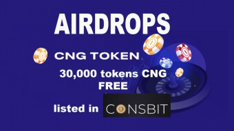 Airdrop CNGame Casino 30,000 CNG FREE
