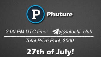 Join the AMA of Satoshi Club x Phuture. Rewards: 500 USDT, July 27th.