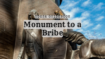 Odesa guidebook: Must-see places. Monument to an Orange (Monument to a Bribe)