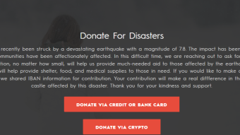 Vitalik Buterin sends 100 ETH to help disaster victims. I helped, you also can.