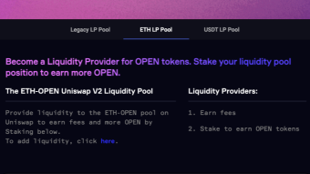 OpenDAO moves Liquidity Farming to Unicrypt