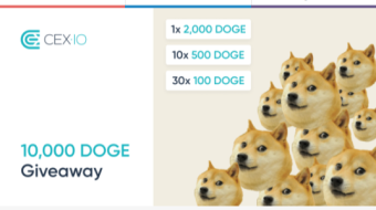 10,000 DOGE Giveaway by CEX.IO