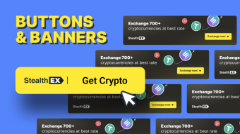 Maximize Your Crypto Earnings: Unveiling StealthEX's New Affiliate Tools – Buttons & Banners