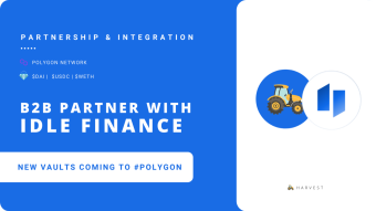 Harvest成为Idle Finance B2B项目的主要整合者
