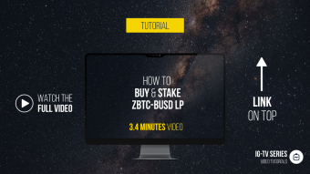 Educational video ZBTC-BUSD LP
