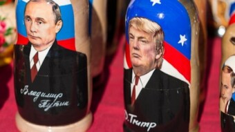 "Battle states" for the US elections