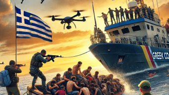 The Greek Coast Guard's systematic and illegal pushbacks of asylum seekers - supported by EU funding.