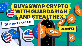 Buy Even More Crypto with Fiat: StealthEX Partners with Guardarian to Expand On-Ramp Capabilities
