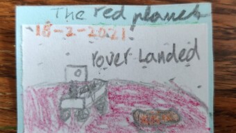 Mars Rover Watch Party with my Kids!