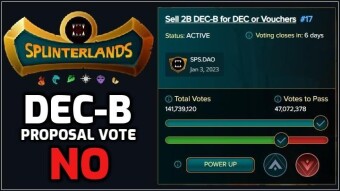 Splinterlands | Why I'm Voting NO on DEC-B Proposal
