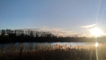 A little sun, a little clouds, warm, nice, spring-like