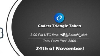 Join the AMA of Satoshi Club x Coder Triangle. Rewards: 500 USDT, November 24th.
