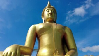 Largest Buddha and "Hell Garden" - Wat Muang Temple in Thailand - my journey through Asia