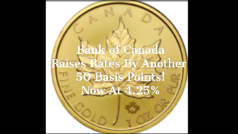 Just Another Half Percent Rate Hike From The Bank of Canada