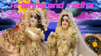 My latest NFT in the Vedic Avatars series – Krishna and Radha, the divine couple  - at AtomicHub on the WAX blockchain