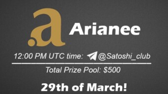 Join the AMA of Satoshi Club x Arianee. Rewards: 500 USDT, March 29th.