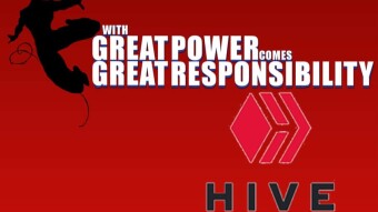 On the Hive blockchain the higher the stake, the higher the responsability