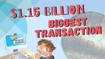 Breaking News: Bitcoin's Biggest Transaction To Date...
