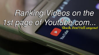Ranking Videos on the 1st page of Youtube.com... Shush, Don't tell anyone!