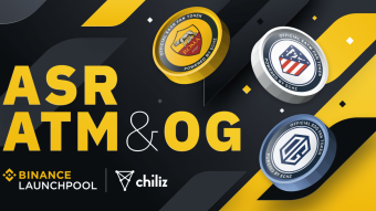 Binance Launchpool added OG Dota, AS Roma, Atletico Madrid Fan Tokens