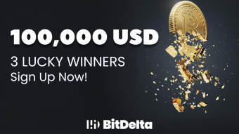 Grab $100,000 - BitDelta’s Bitcoin Halving Mega Giveaway