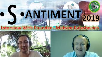 Santiment 2019 - Crypto Trends &amp; Signals Analysis - With SAN Founder Maksim Balashevich