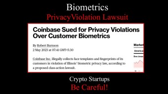 Coinbase Faces Lawsuit for Breaking Biometrics Privacy Law