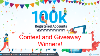 Publish0x100k Contest and Giveaway Winners Announced - $270 in DAI Rewards Distributed!