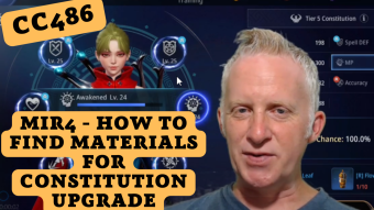 CC486 - MIR4 - How To Find Materials for Constitution Upgrade