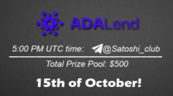 AMA Satoshi Club x ADALend, October 15th