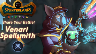 sometimes a neutral monster with magic attack for 4 points is good enough - my reason to play Venari Spellsmith in Splinterlands