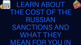 The cost of the Russian sanctions