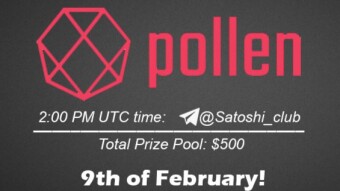 Join the AMA of Satoshi Club x Pollen. Rewards: 500 USDT, February 9th.