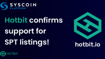 Syscoin Platform Tokens (SPT) on HOTBIT Pending 4.2. Release