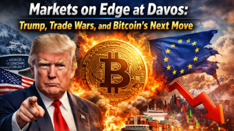 Markets on Edge at Davos: Trump, Trade Wars, and Bitcoin’s Next Move